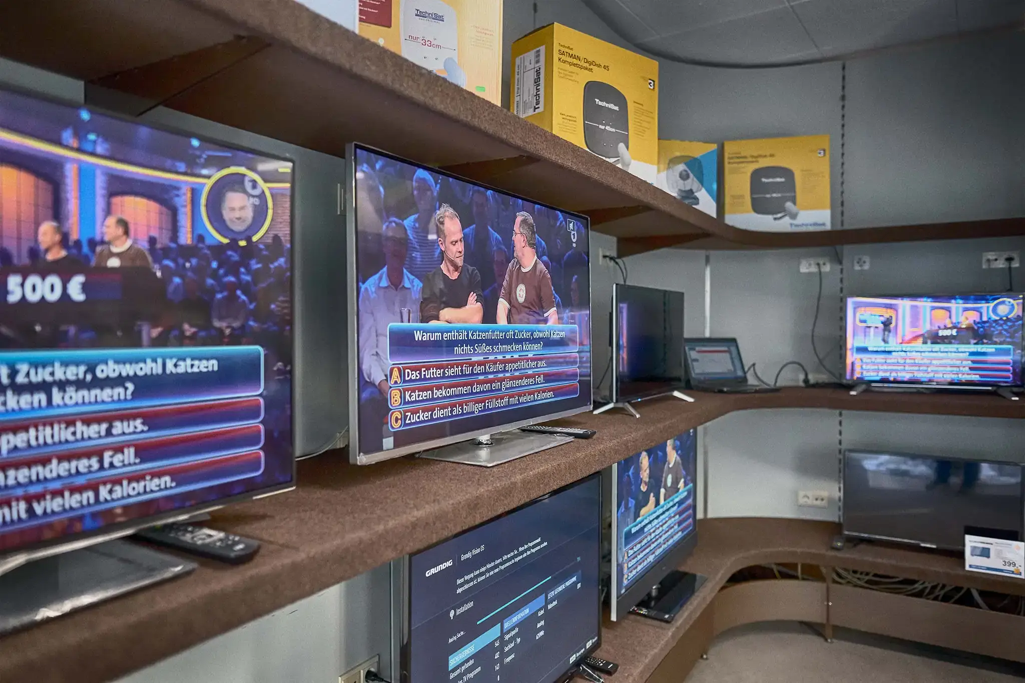 Hopf und Schmidt, Duisburg, Fernseher und SAT-Receiver